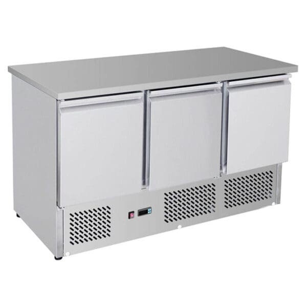 Three Door Compact Workbench Fridge