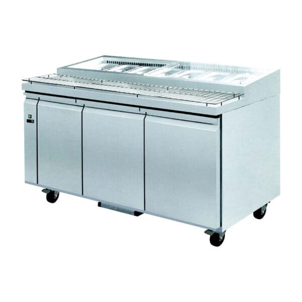 Three Door Deluxe Pizza Prep Bench PWB150