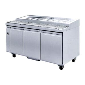 Three Door Deluxe Pizza Prep Bench PWB180