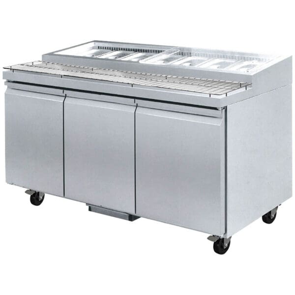 Three Door Deluxe Pizza Prep Bench PWB200