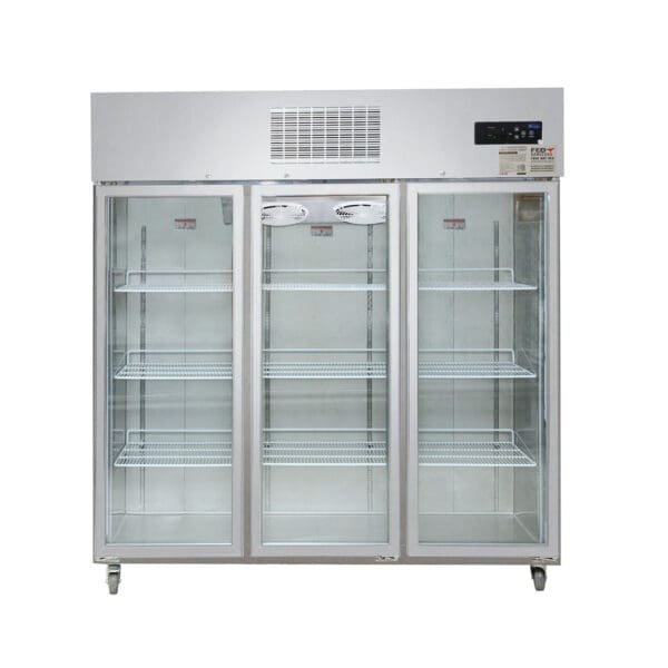 Three Door Upright Display Fridge