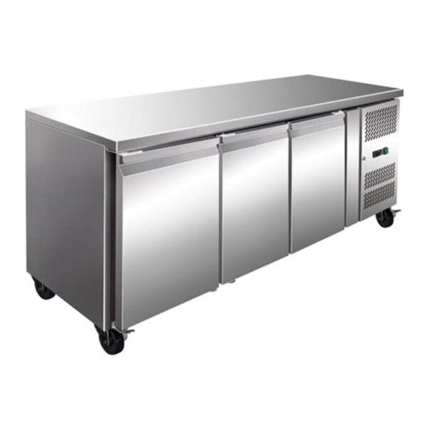 Tropicalised 3 Door Gastronorm Bench Freezer