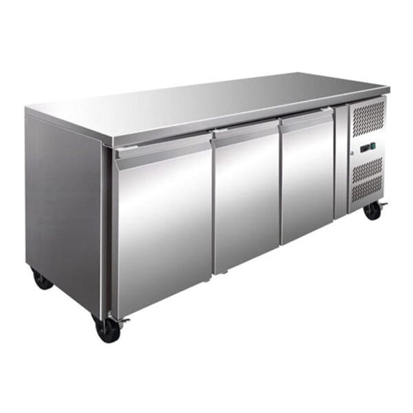 Tropicalised 3 Door Gastronorm Bench Fridge