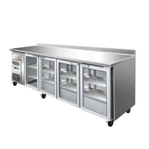 Tropicalised Four Door Bar Fridge
