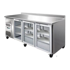 Tropicalised Three Door Bar Fridge