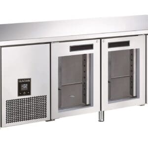 Glacian 3 Door Slimline 660 Deep Glass Chiller