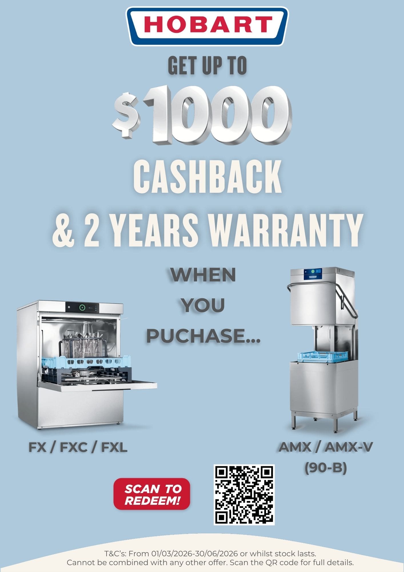 Hobart AMX-Profi Dishwasher - Image 2