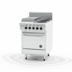 GOLDSTEIN 289x520mm Griddle 20" Fan Forced Oven 2x Solid Plates - PE12G2S20FF-X