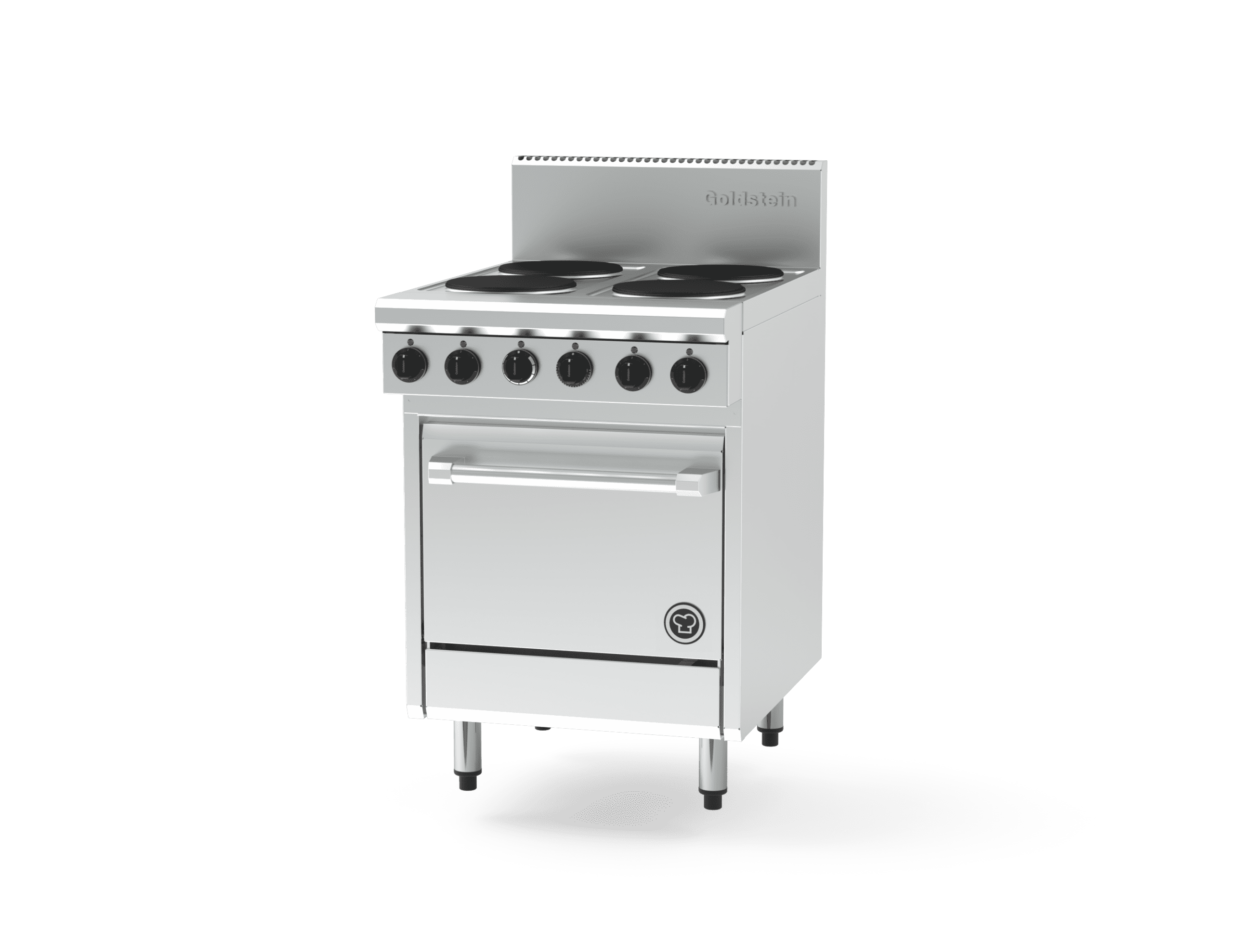 GOLDSTEIN 20" Oven 4x Solid Plates - PE4S20-X