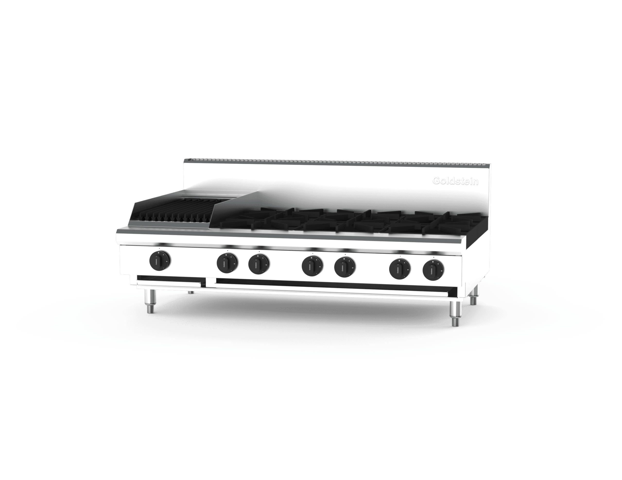 GOLDSTEIN 6 Burner 305x510mm BBQ - PFB12Q6-X