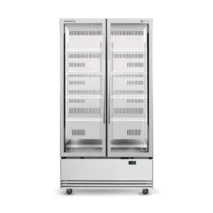 SKOPE 2 Glass Door White Display or Storage Fridge SKB900