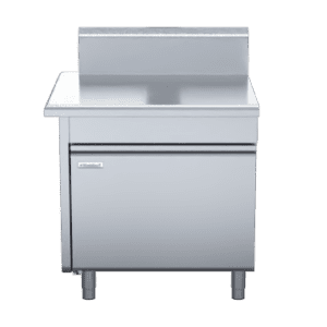Waldorf 800 Series BT8900-CD-LH - 900mm Bench Top Corner Unit - Cabinet Base With Fixed Front Panel