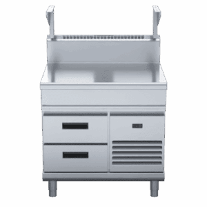 Waldorf 800 Series BT8900S-RB - 900mm Bench Top With Salamander Support – Refrigerated Base