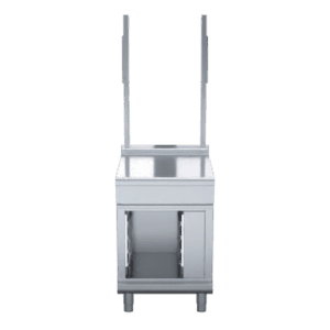 Waldorf 800 Series BTL8600S-CB - 600mm Bench Top With Salamander Support Low Back Version – Cabinet Base