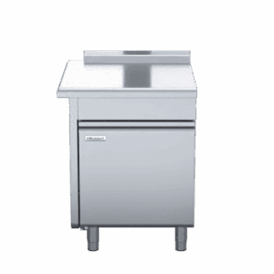 Waldorf 800 Series BTL8700-CD-LH - 700mm Bench Top Low Back Version - Cabinet Base With Fixed Front Panel