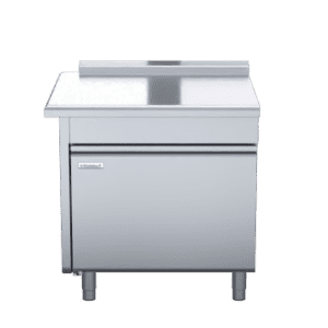Waldorf 800 Series BTL8900-CD-LH - 900mm Bench Top Low Back Version - Cabinet Base With Fixed Front Panel