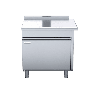 Waldorf 800 Series BTL8900-CD-RH - 900mm Bench Top Low Back Version - Cabinet Base With Fixed Front Panel