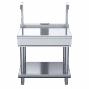 Waldorf 800 Series BTL8900S-LS - 900mm Bench Top With Salamander Support Low Back Version – Leg Stand