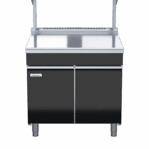 Waldorf Bold BTLB8900S-CD - 900mm Bench Top With Salamander Support Low Back Version - Cabinet Base