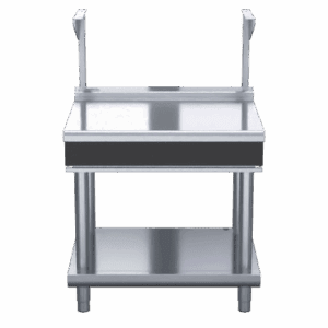 Waldorf Bold BTLB8900S-LS - 900mm Bench Top With Salamander Support Low Back Version - Leg Stand