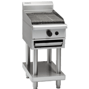Waldorf 800 Series CHL8450G-LS - 450mm Gas Chargrill Low Back Version - Leg Stand