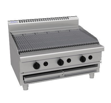 Waldorf 800 Series CHL8900G-B - 900mm Gas Chargrill Low Back Version – Bench Model