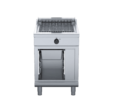 Waldorf 800 Series CHL8600ED-CB - 600mm Electric Chargrill Low Back Version - Cabinet Base