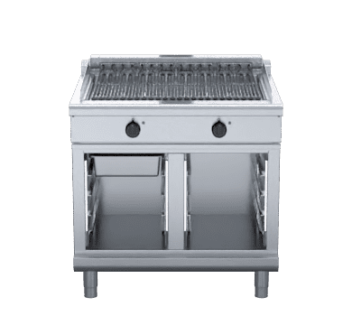 Waldorf 800 Series CHL8900ED-CB - 900mm Electric Chargrill Low Back Version - Cabinet Base