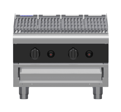Waldorf Bold CHLB8600G-B - 600mm Gas Chargrill Low Back Version - Bench Model