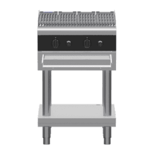 Waldorf Bold CHLB8600G-LS - 600mm Gas Chargrill Low Back Version - Leg Stand