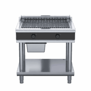 Waldorf Bold CHLB8900ED-LS - 900mm Electric Chargrill Low Back Version - Leg Stand