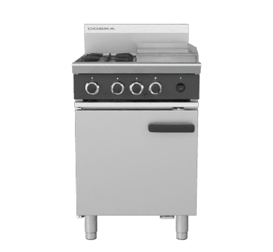 Cobra CR6C - 600mm Two Burner / Griddle Gas Range Static Oven