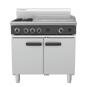 Cobra CR9B - 900mm Two Burner / Griddle Gas Range Static Oven