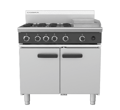 Cobra CR9C - 900mm Four Burner / Griddle Gas Range Static Oven