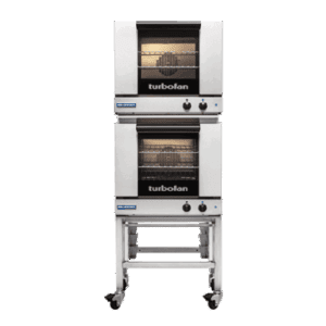 Turbofan E23M3/2 - Half Size Tray Manual Electric Convection Ovens Double Stacked