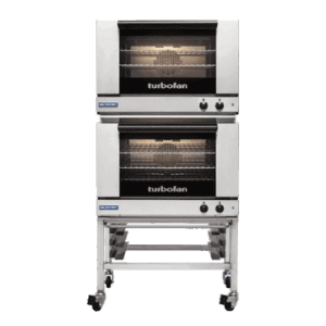 Turbofan E27M3/2 - Full Size Tray Manual Electric Convection Ovens Double Stacked