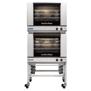 Turbofan E28M4/2 - Full Size Tray Manual Electric Convection Ovens Double Stacked