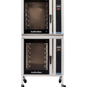 Turbofan E35T6-30/2 - Full Size Electric Convection Oven Touch Screen Control with Adjustable Feet Base Stand Double Stacked