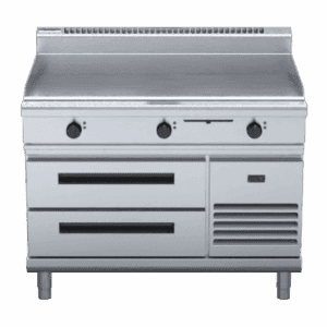 Waldorf 800 Series GP8120E-RB - 120mm Electric Griddle - Refrigerated Base