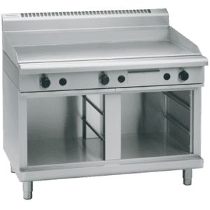 Waldorf 800 Series GPL8120G-CB - 1200mm Gas Griddle Low Back Version – Cabinet Base