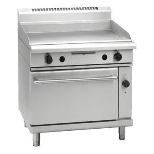 Waldorf 800 Series GPL8910GEC - 900mm Gas Griddle Electric Convection Oven Range Low Back Version
