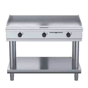 Waldorf 800 Series GPL8120E-LS - 1200mm Electric Griddle Low Back Version - Leg Stand