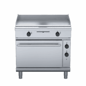 Waldorf 800 Series GPL8910E - 900mm Electric Griddle Static Oven Range Low Back Version