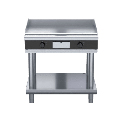 Waldorf Bold GPLB8900E-LS - 900mm Electric Griddle Low Back Version - Leg Stand
