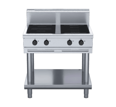 Waldorf 800 Series IN8400R3F-LS - 900mm Electric Induction Cooktop - Leg Stand