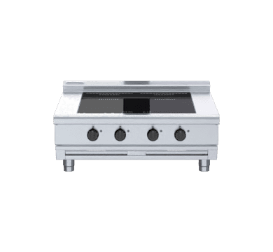 Waldorf 800 Series INL8400F-B - 900mm Electric Induction Cooktop Low Back Version - Bench Model