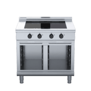 Waldorf 800 Series INL8400F-CB - 900mm Electric Induction Cooktop Low Back Version - Cabinet Base