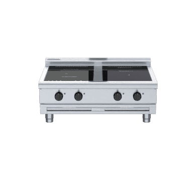 Waldorf 800 Series INL8400R5F-B- 900mm Electric Induction Cooktop Low Back Version - Bench Model