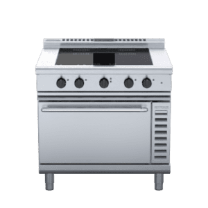 Waldorf 800 Series INL8410ECF - 900mm Induction Range Convection Oven Low Back Version