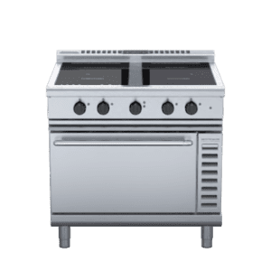 Waldorf 800 Series INL8410ECR3 - 900mm Induction Range Convection Oven Low Back Version